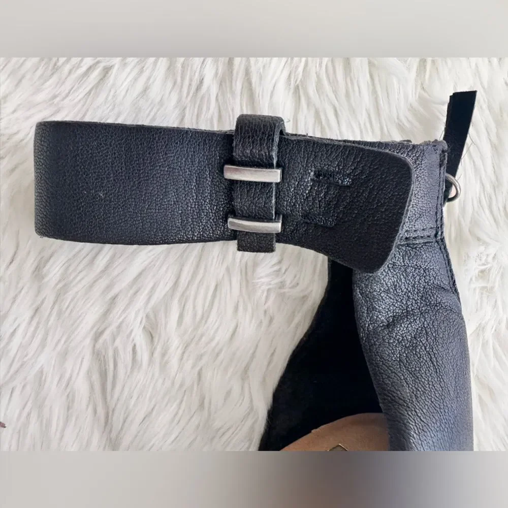 Joe's Jeans Black Suede Heels